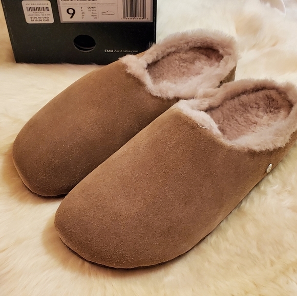 Emu Monch Slippers - Camel - Picture 7 of 10